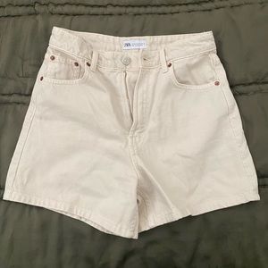 Zara high-rise shorts